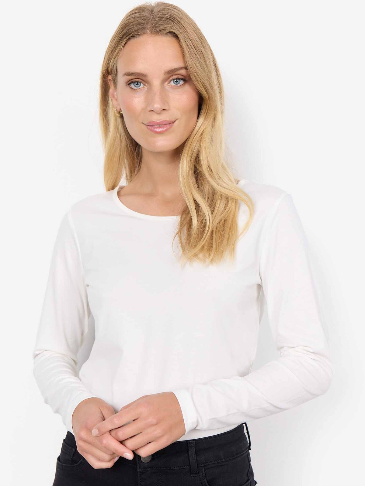 Soyaconcept pylle t-shirt da donna panna