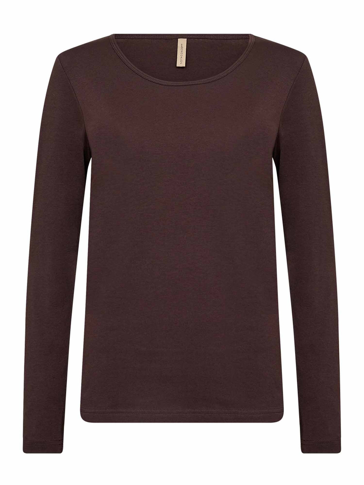 Soyaconcept pylle t-shirt da donna cioccolato