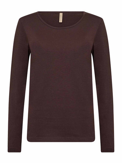 Soyaconcept pylle t-shirt da donna cioccolato