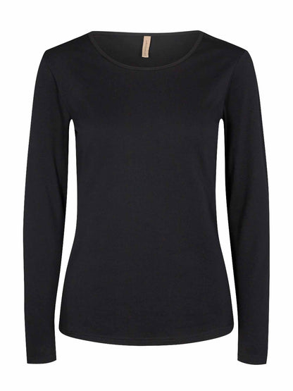 Soyaconcept pylle t-shirt da donna nero