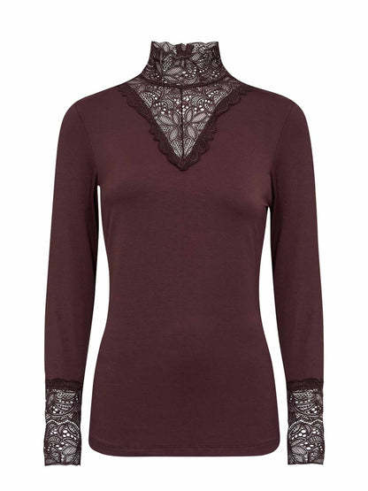 Soyaconcept marica t-shirt da donna cioccolato