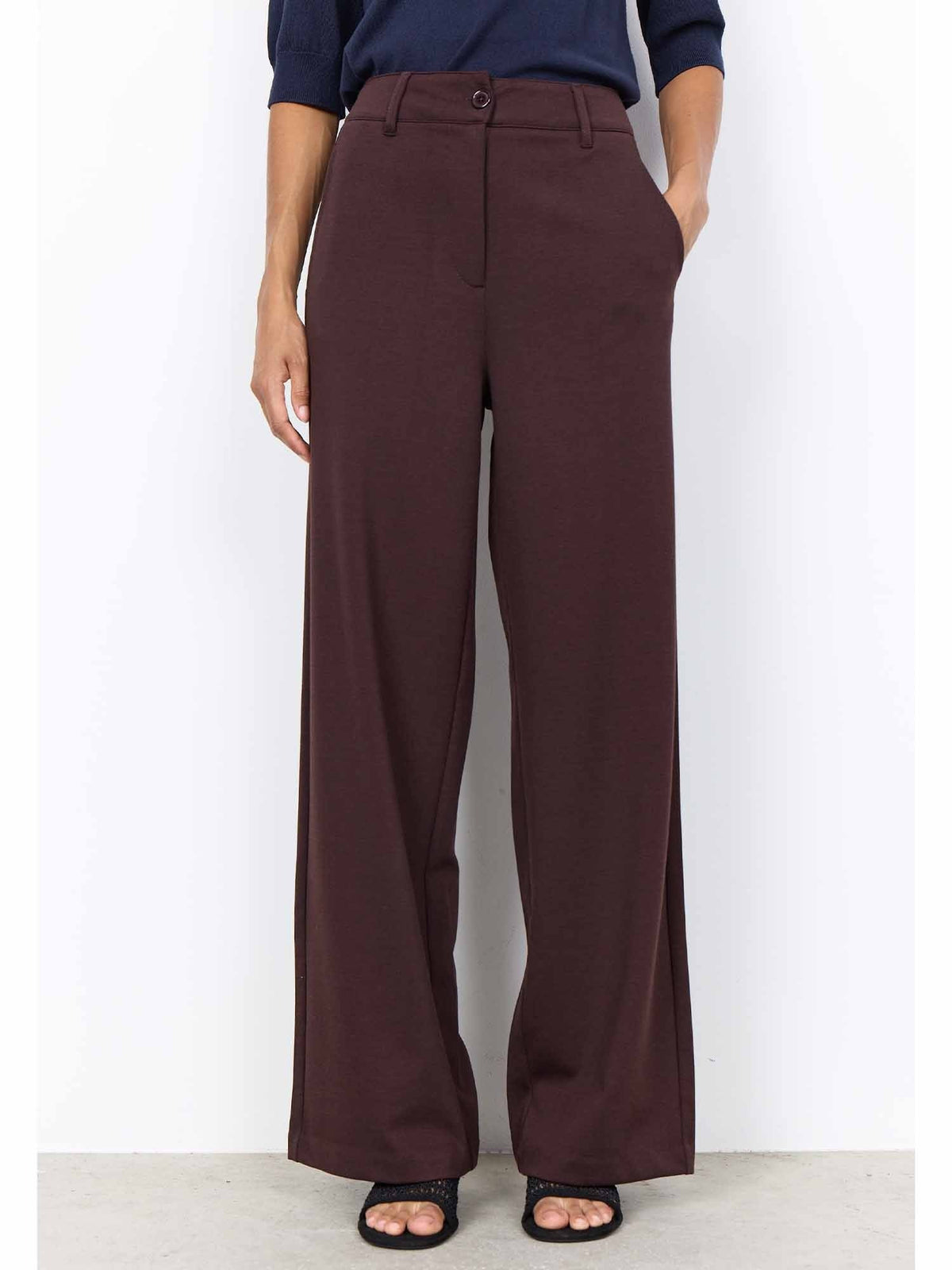 Soyaconcept daniela pantalone da donna cioccolato