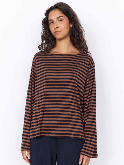 Soyaconcept helle t-shirt da donna blu