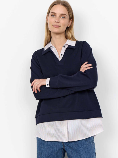 Soyaconcept banu felpa da donna blu