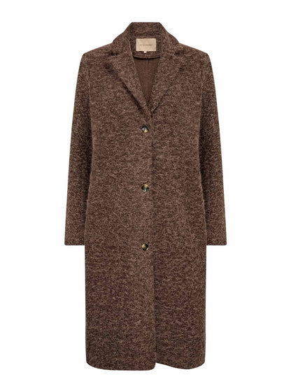 Soyaconcept hira cappotto da donna cioccolato