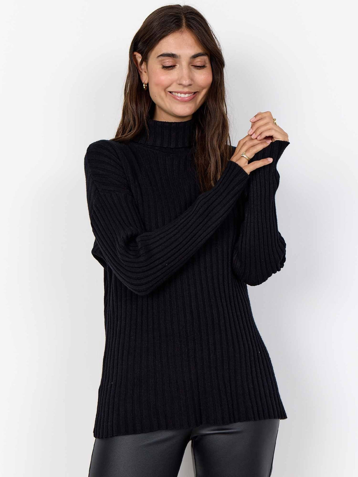 Soyaconcept kanita maglia da donna nero