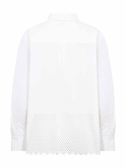 Soyaconcept hakima camicia da donna bianco