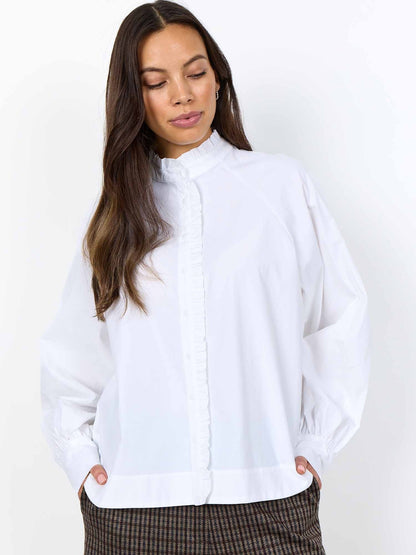 Soyaconcept netti camicia da donna bianco