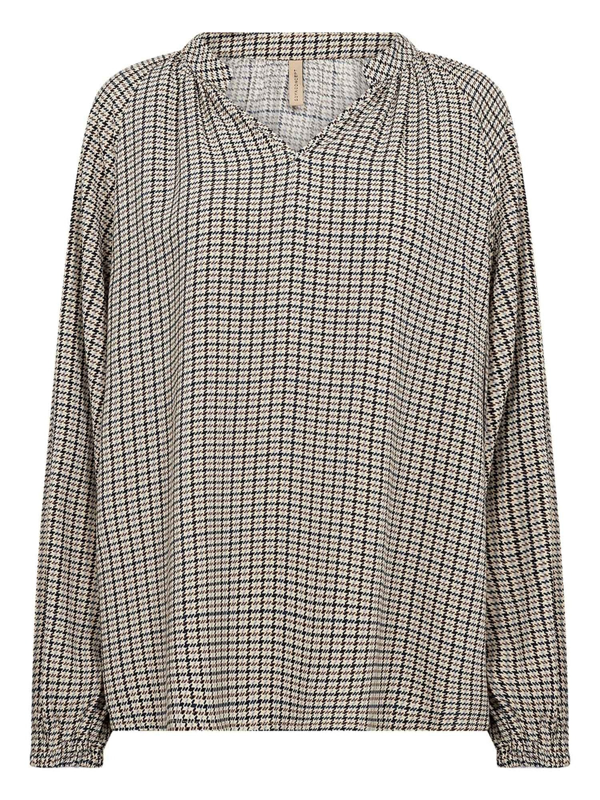 Soyaconcept halia t-shirt da donna beige