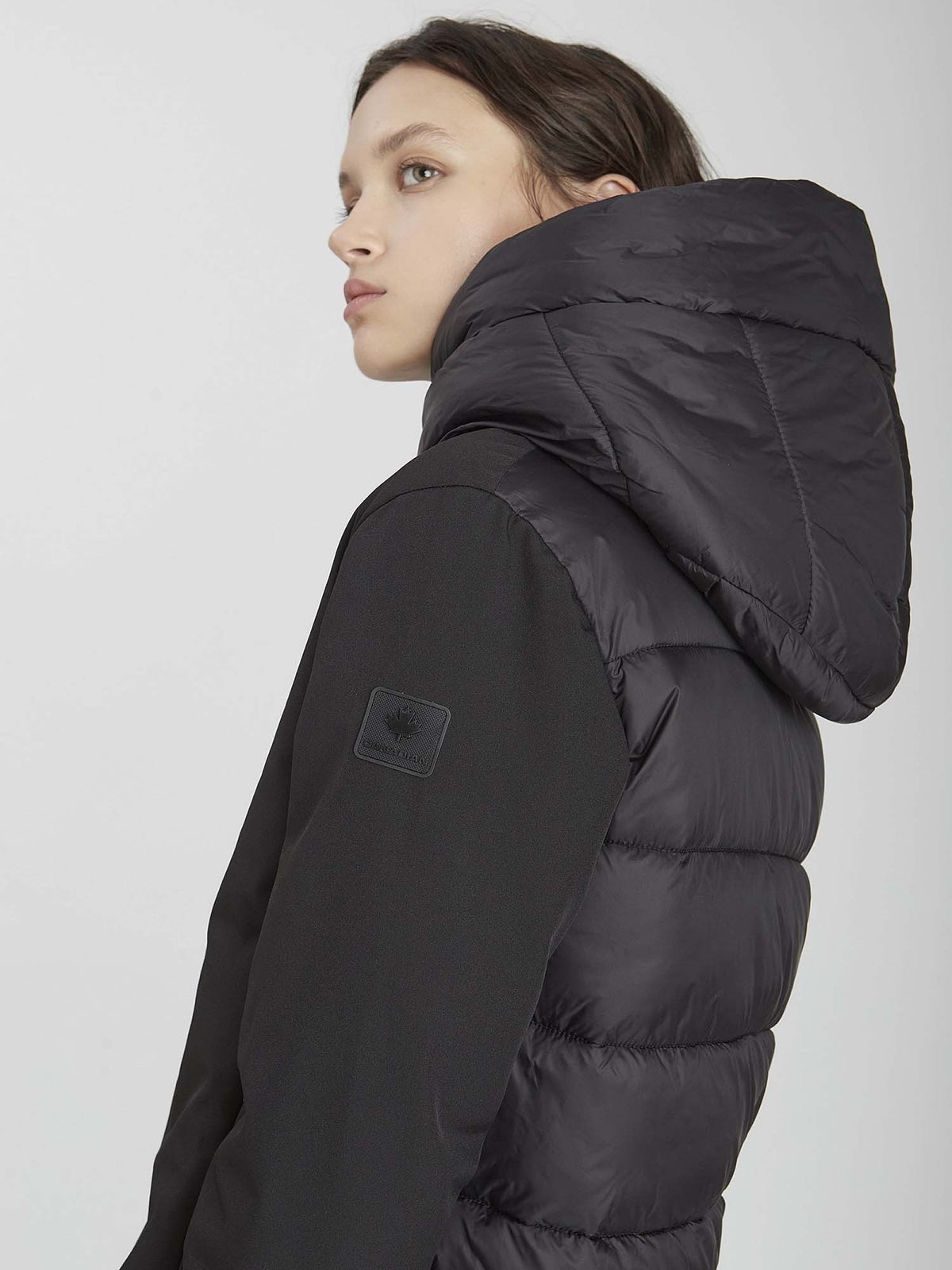 Canadian litton jkt giubbino da donna nero