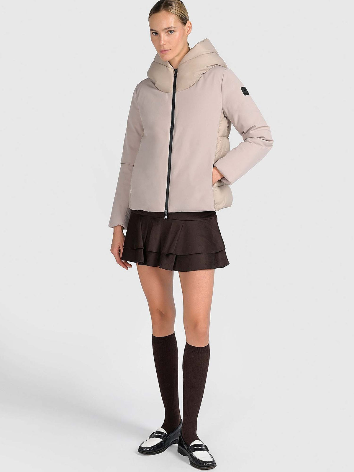 Canadian litton jkt giubbino da donna beige