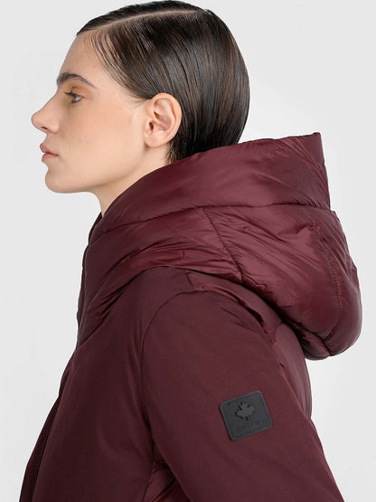 Canadian litton coat giaccone da donna bordeaux