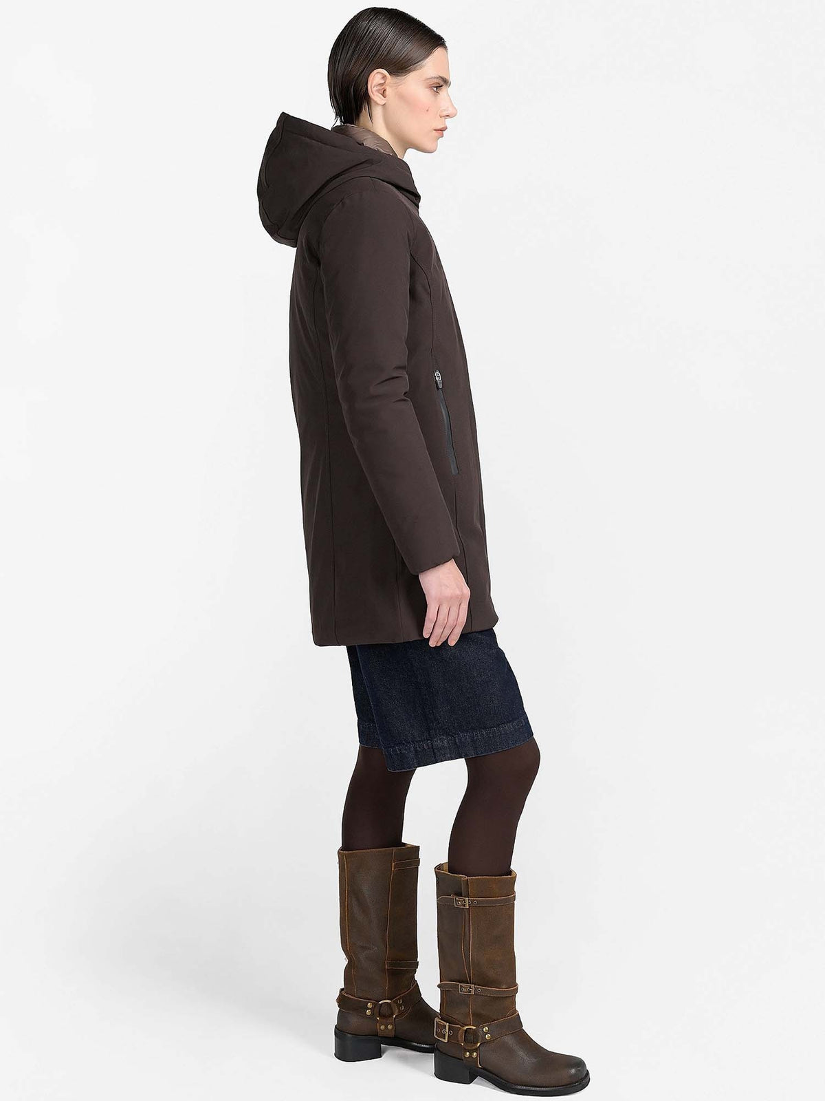 Canadian yorkton lon giaccone da donna caffe'