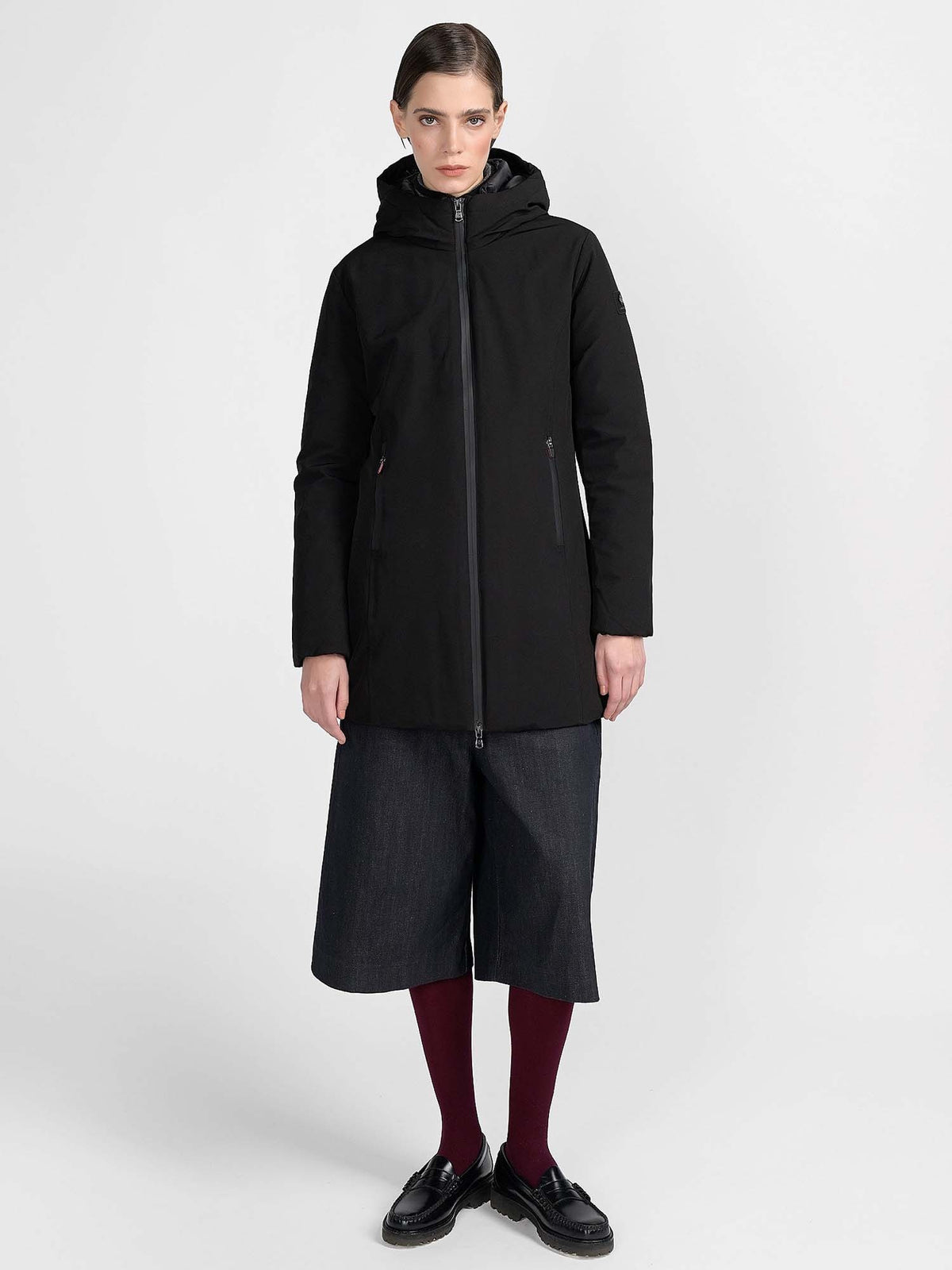 Canadian yorkton lon giaccone da donna nero