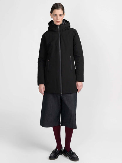 Canadian yorkton lon giaccone da donna nero