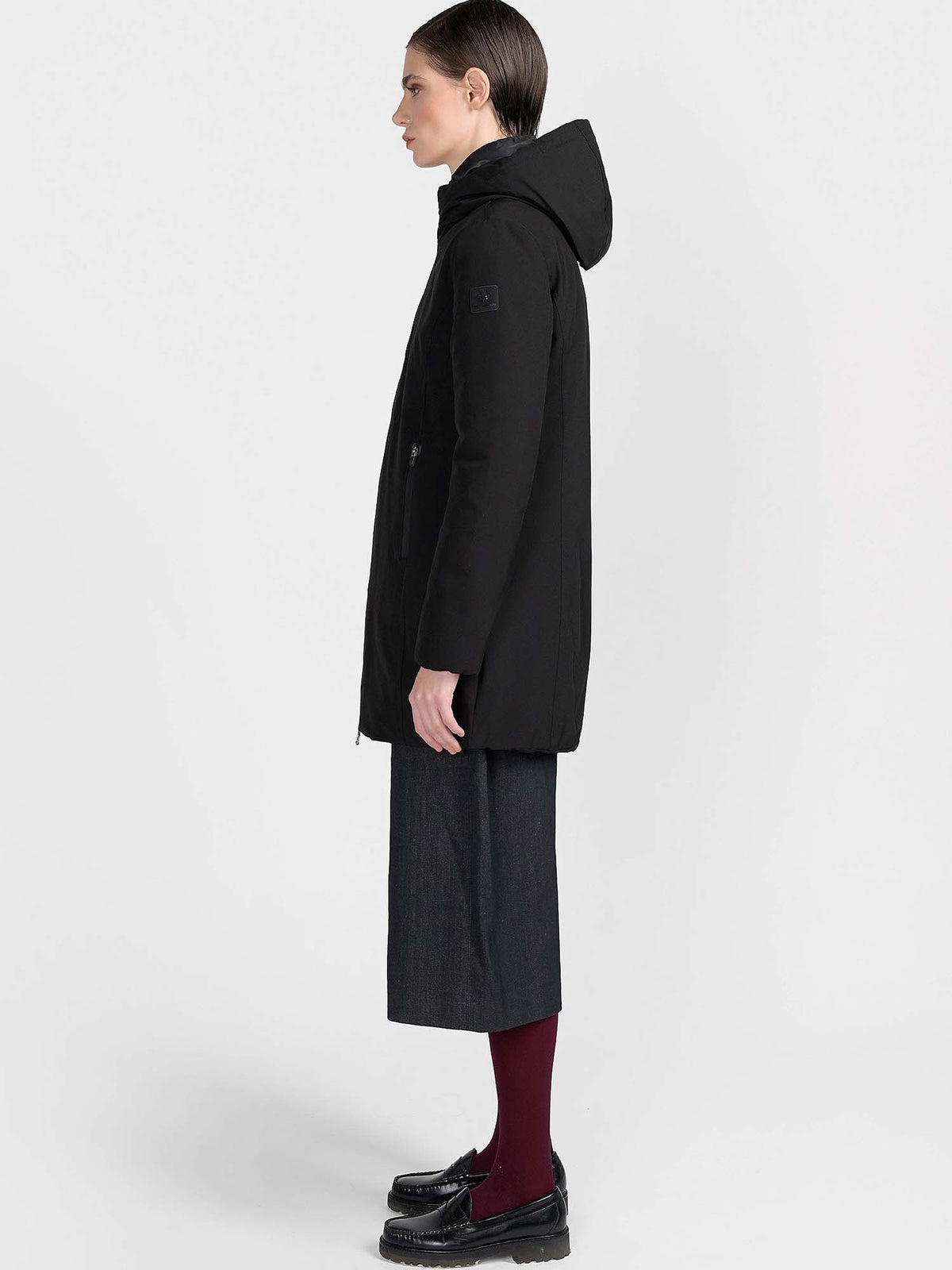 Canadian yorkton lon giaccone da donna nero