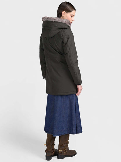 Canadian lanigan giaccone da donna verde militare
