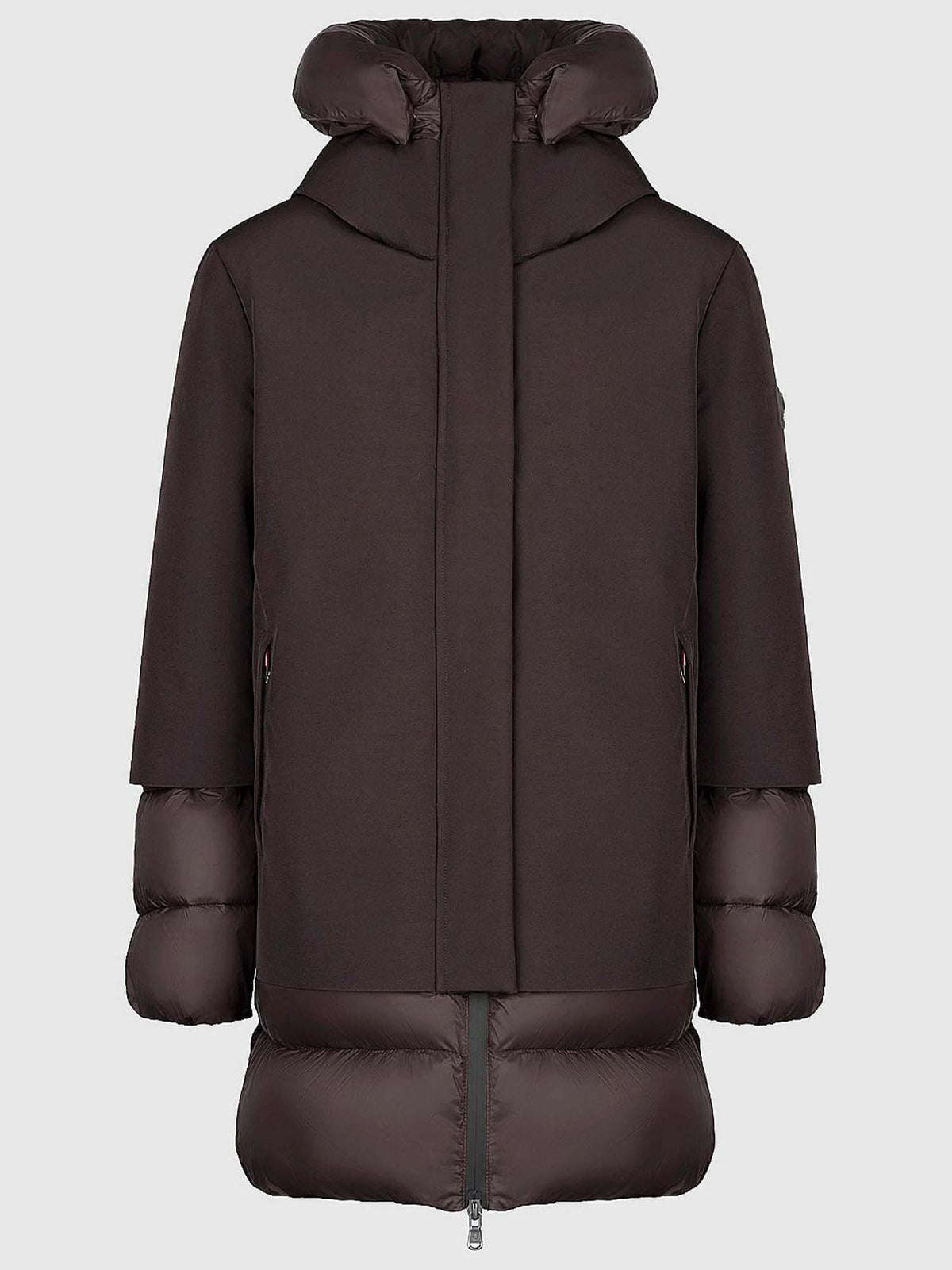 Canadian oyama long giaccone da donna caffe'