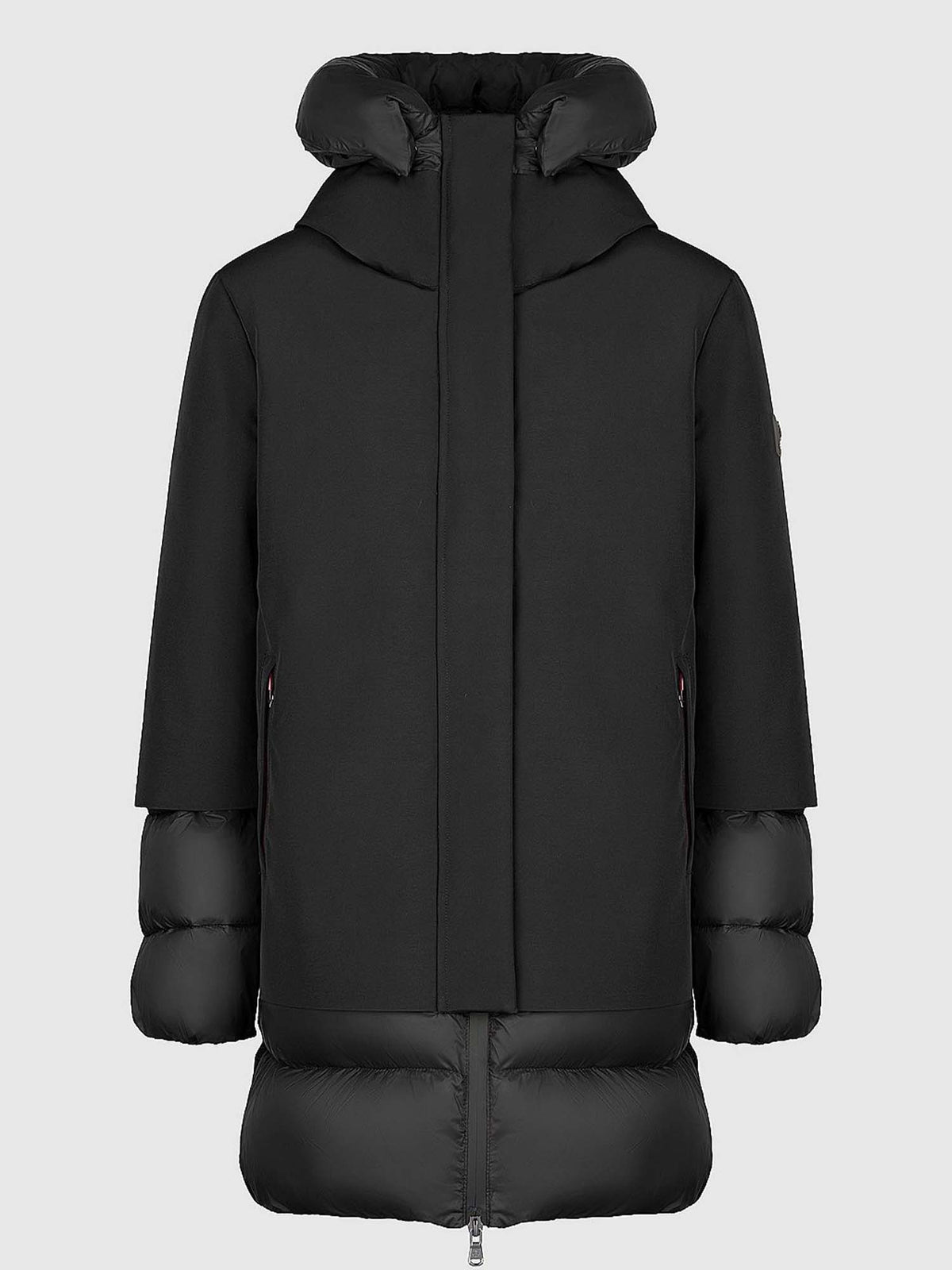 Canadian oyama long giaccone da donna nero