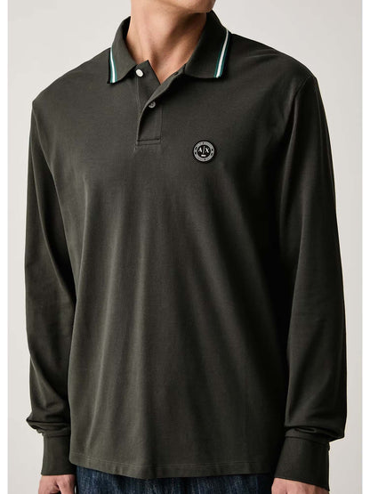 Armani excange polo da uomo verde