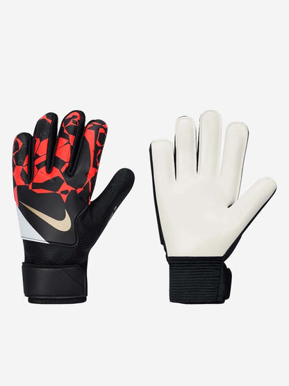 Nike match jr guanti portiere calcio jr da bambino/a nero rosso
