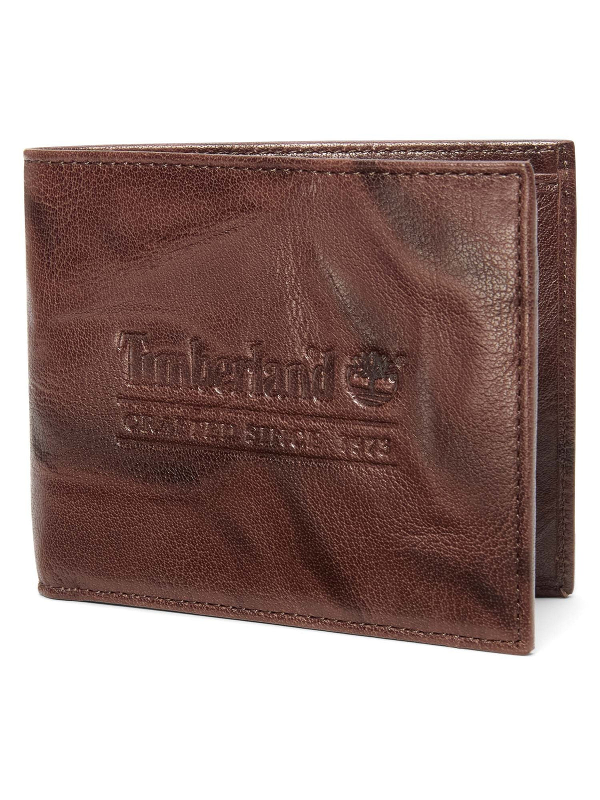 Timberland washed portafoglio da uomo caffe'