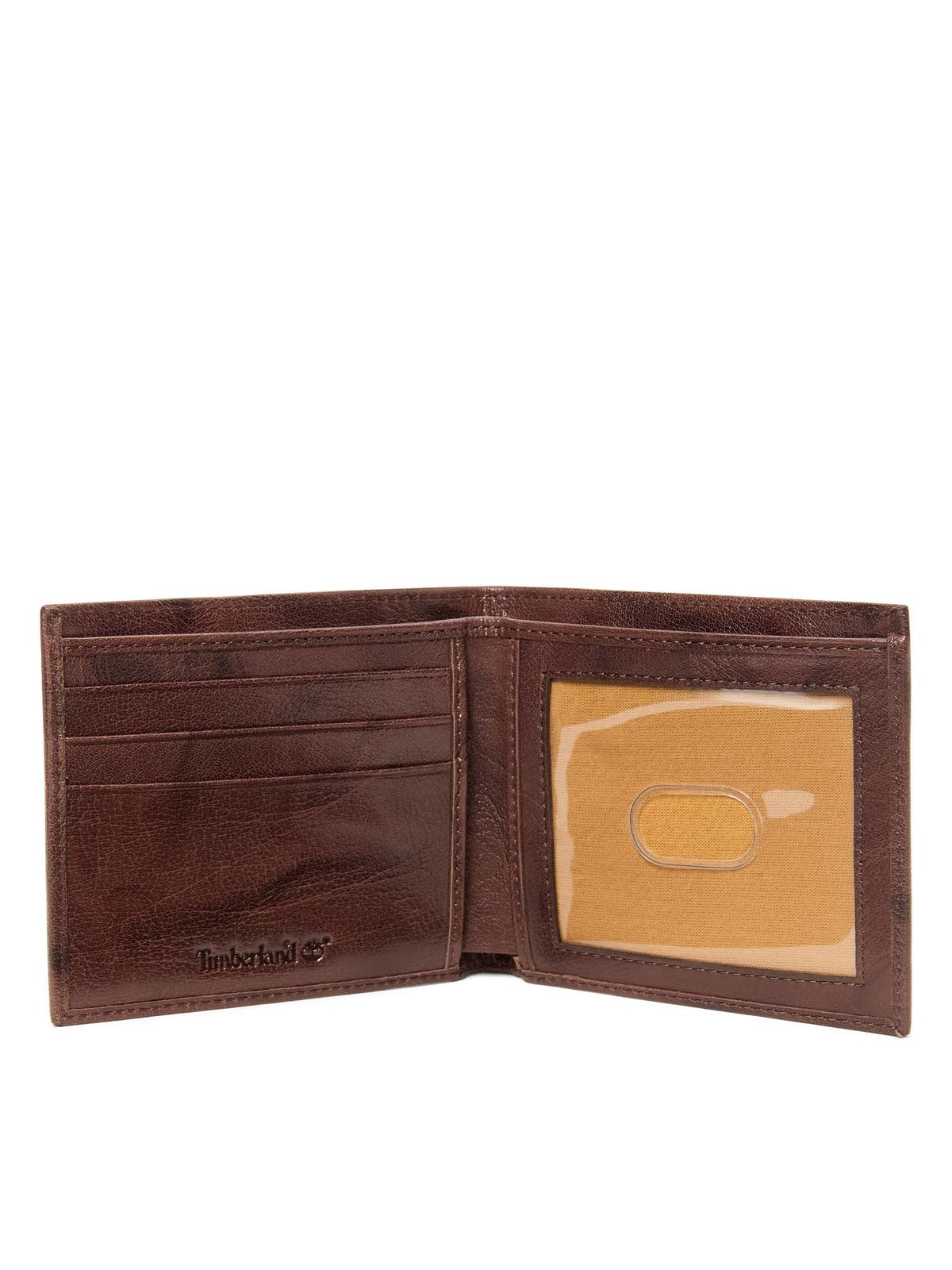 Timberland washed portafoglio da uomo caffe'
