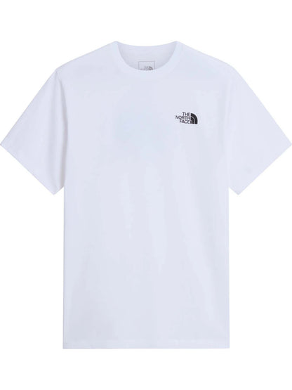 Tnf m sibli reg tee t-shirt da uomo bianco