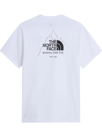 Tnf m sibli reg tee t-shirt da uomo bianco