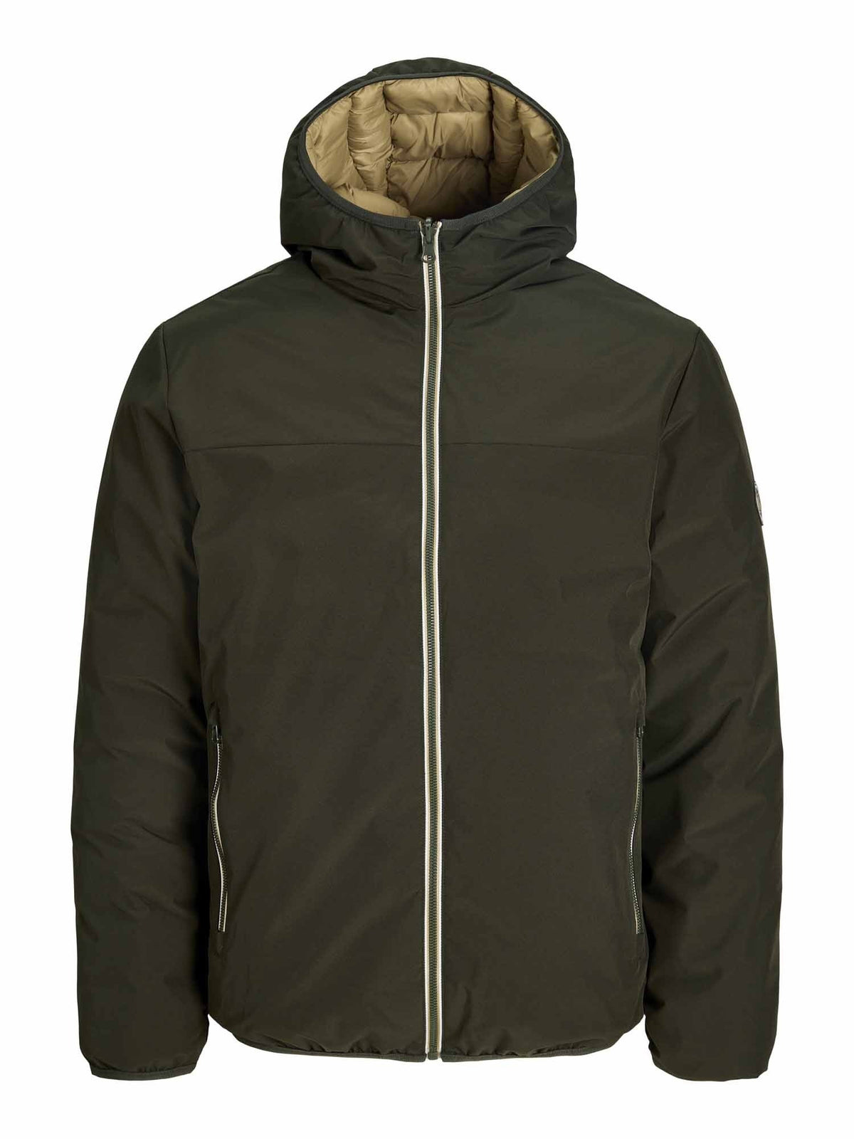 Jack&jones brooklyn giubbino da uomo verde militare