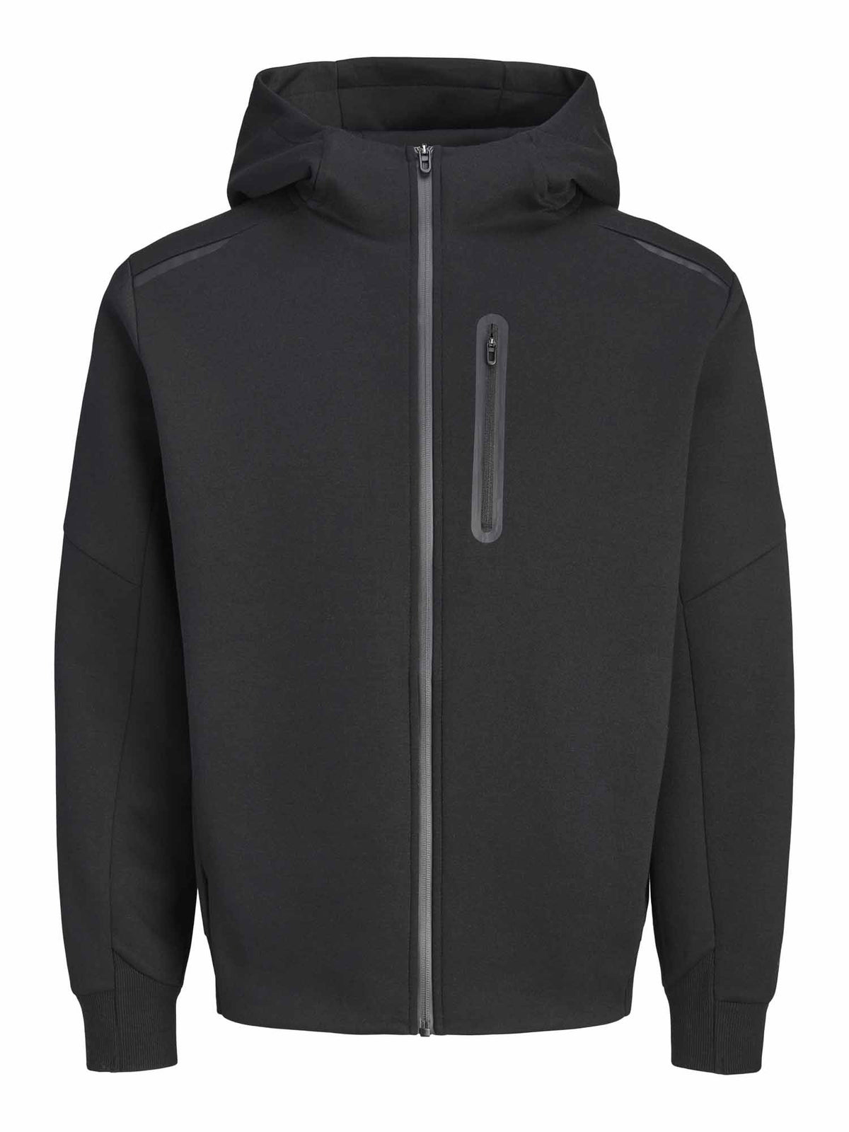 Jack&jones fusion felpa da uomo nero
