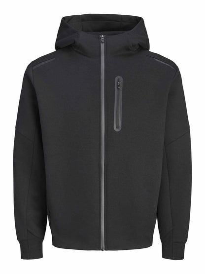 Jack&jones fusion felpa da uomo nero