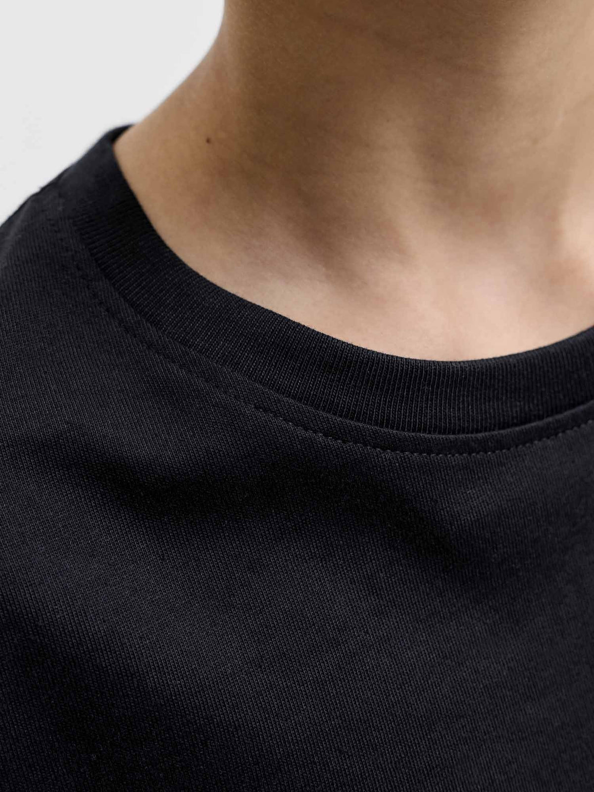 Jack&jones organic t-shirt da bambino/a nero