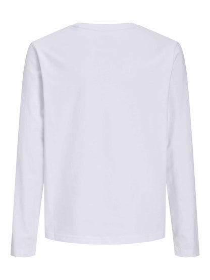 Jack&jones organic t-shirt da bambino/a bianco