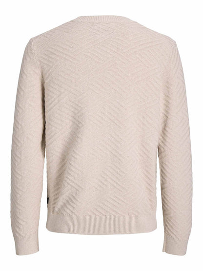 Jack&jones acole maglia da uomo panna