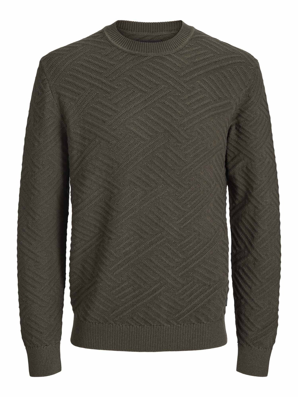 Jack&jones acole maglia da uomo verde militare