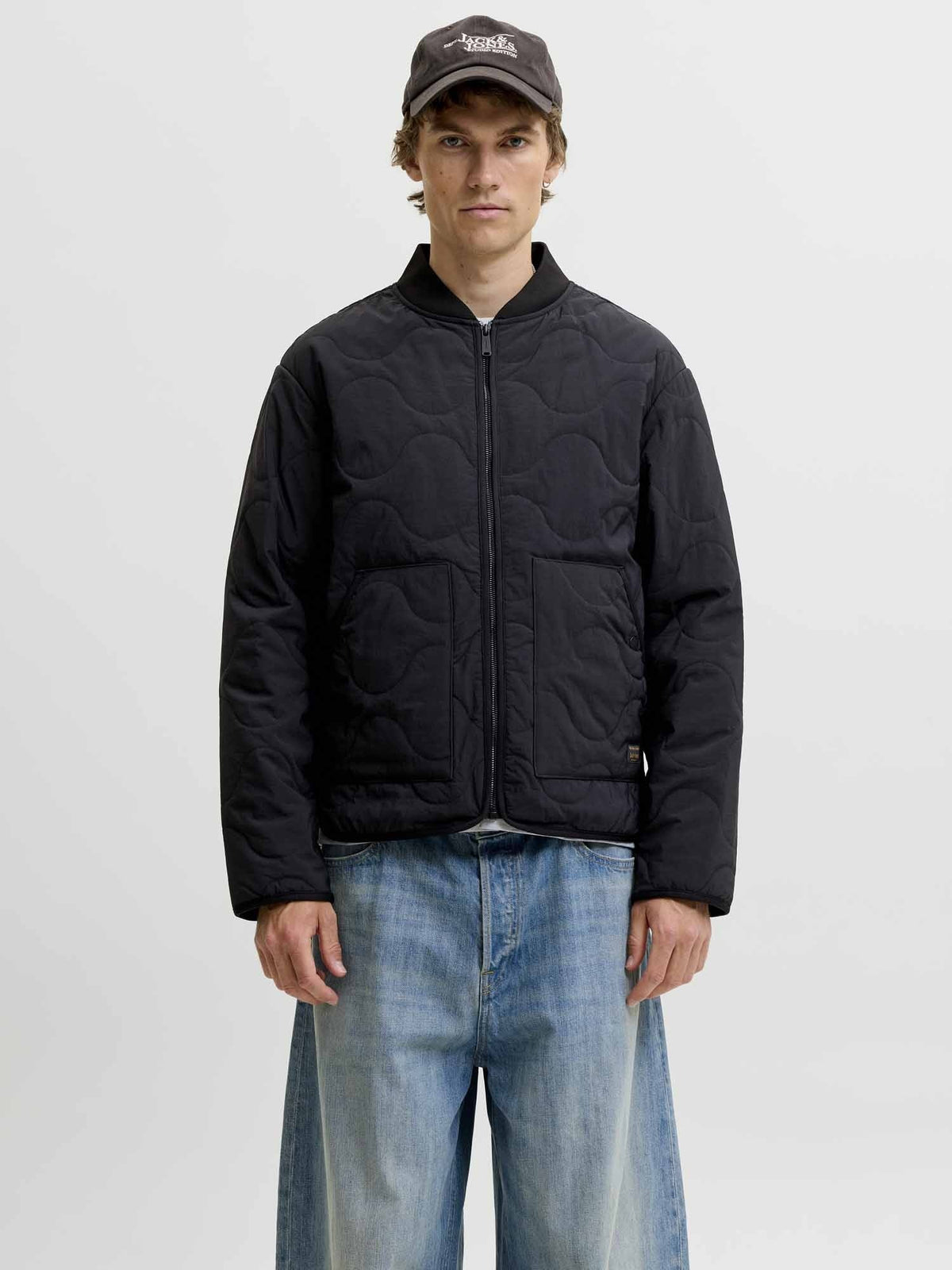 Jack&jones liner giubbino da uomo nero