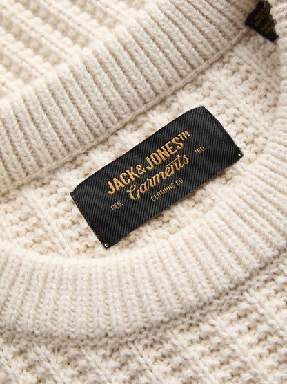 Jack&jones axon maglia da uomo beige