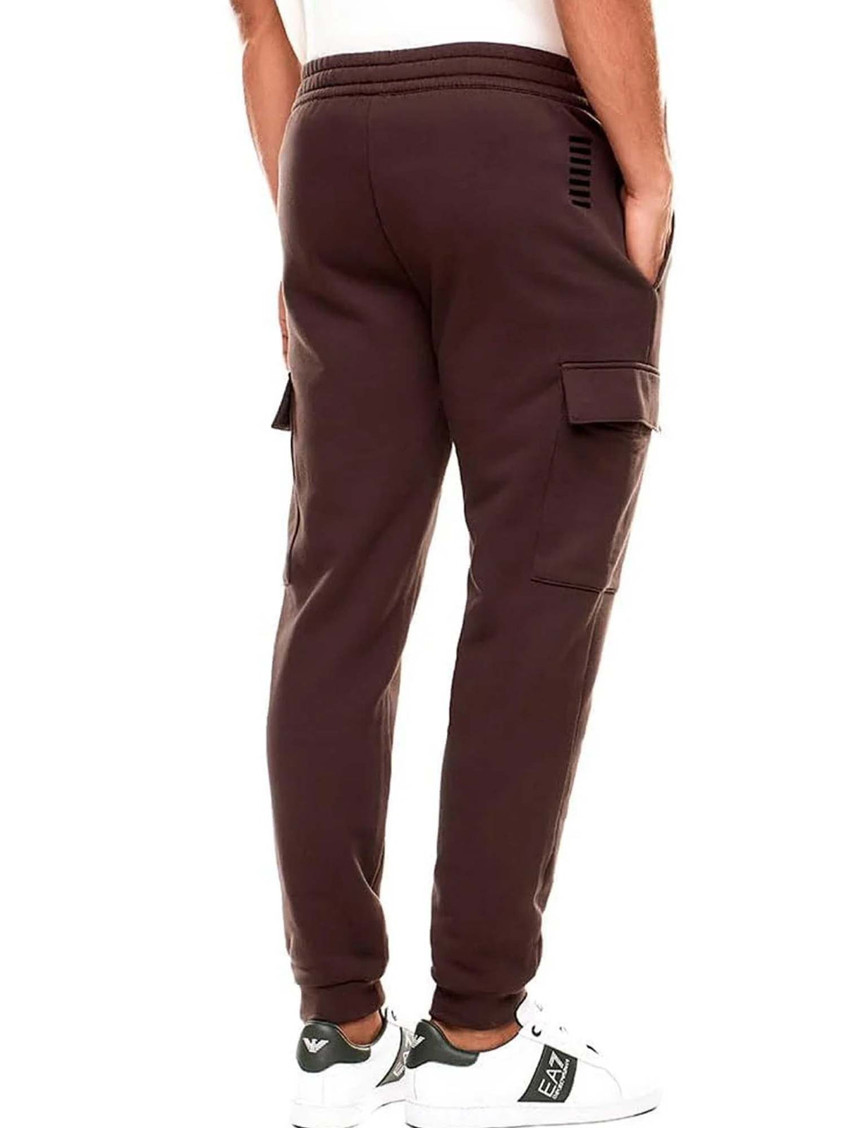 EA7 train core fl pantalone da uomo marrone