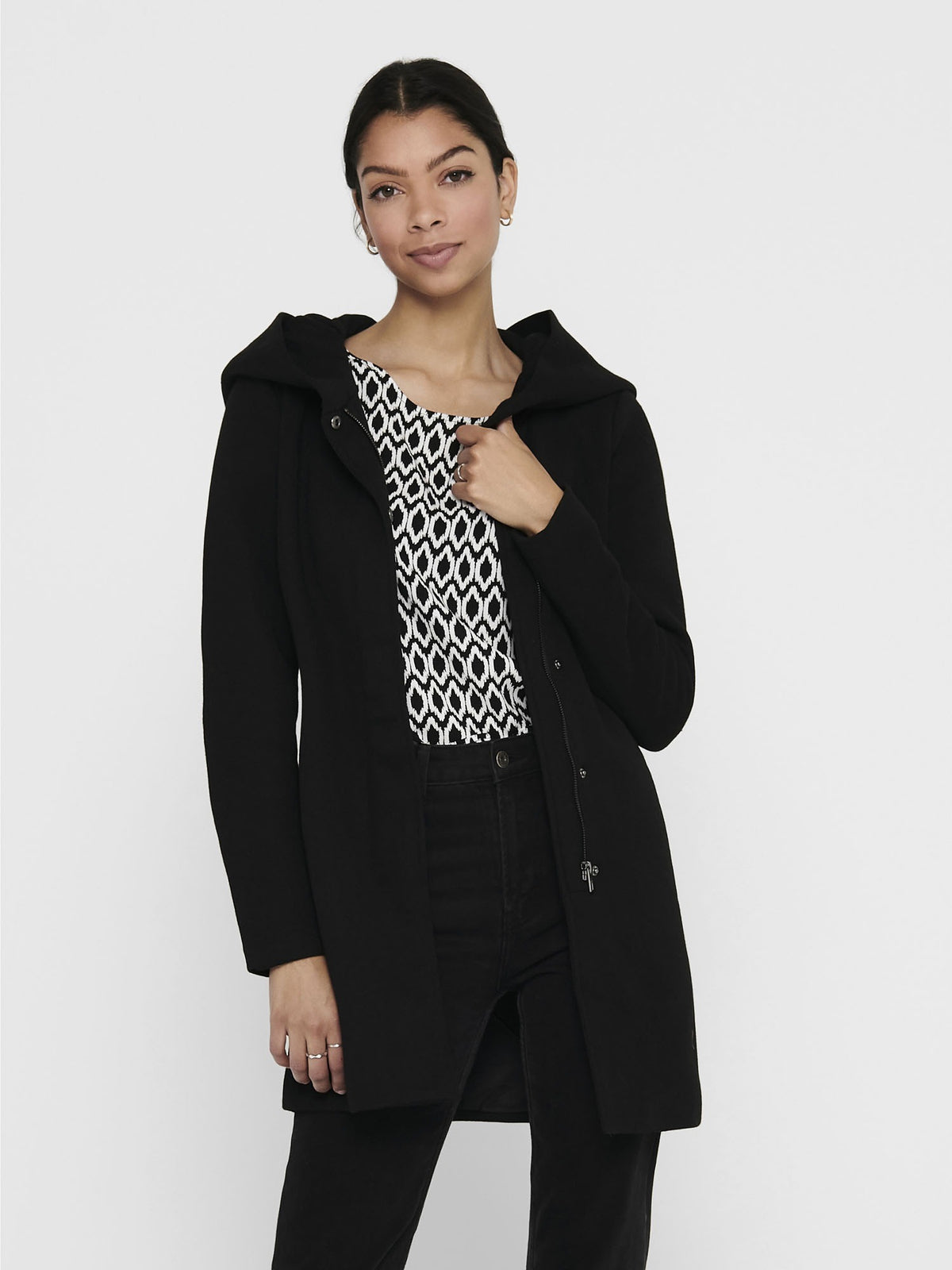 Only sedona light cappotto da donna nero
