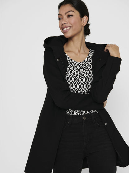 Only sedona light cappotto da donna nero