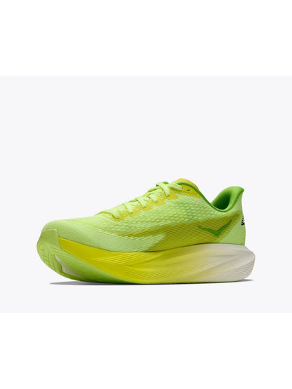 Hoka mach 7 scarpa running da uomo giallo fluorescente