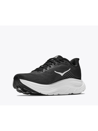 Hoka clifton 11 scarpa running da donna nero-bianco