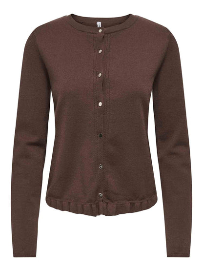 Only cinderel cardig maglia da donna caffe'