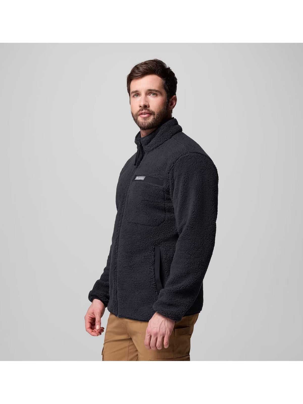 Columbia rugged ridg pile da uomo nero
