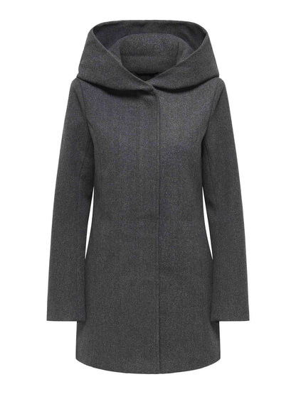 Only blake cappotto da donna antracite