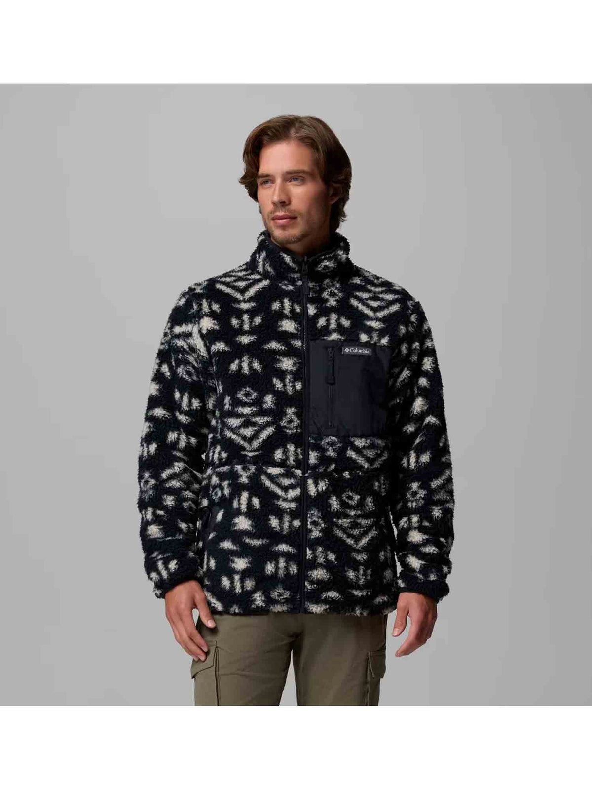 Columbia winter pass pile da uomo nero