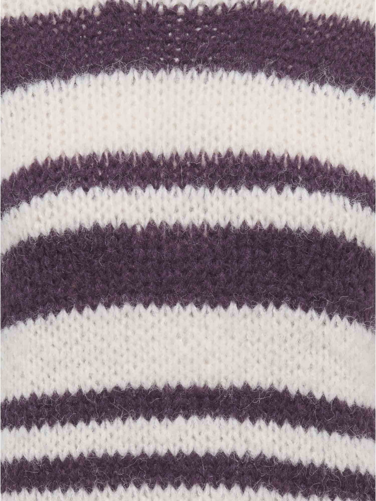 Only nordic maglia da donna viola-bianco