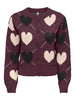 only-ritu-maglia-da-donna-bordeaux