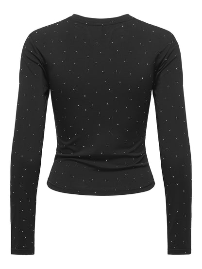 Only zita t-shirt da donna nero